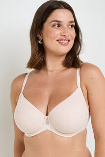 GWEN SOUTIEN-GORGE EMBOITANT DENTELLE POUDRE