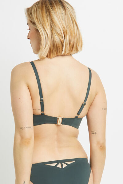 LISA MAILLOT DE BAIN TRIANGLE VERT FONCE