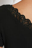 SYARA NUISETTE MANCHES COURTES NOIR