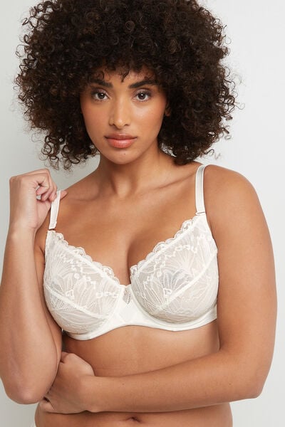 TINA SOUTIEN-GORGE EMBOITANT DENTELLE BLANC
