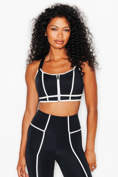 BRASSIERE DE SPORT MULTICO NOIR