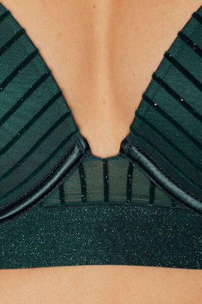 SOUTIEN-GORGE AMPLIFORME TULLE VERT