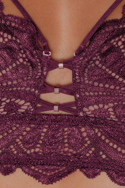 CILLE SOUTIEN-GORGE SANS ARMATURES PRUNE