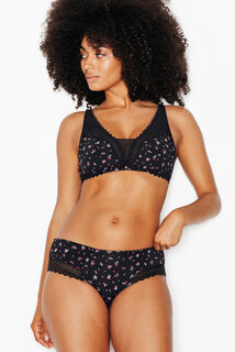 DOUCE SHORTY MICROFIBRE MULTICO NOIR
