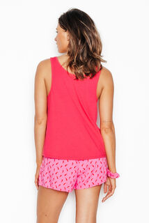 IDEALE PYJAMA SHORT 2 PIECES MULTICO ROSE