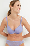DENTELLE SOUTIEN-GORGE AMPLI EMBOITANT LILAS