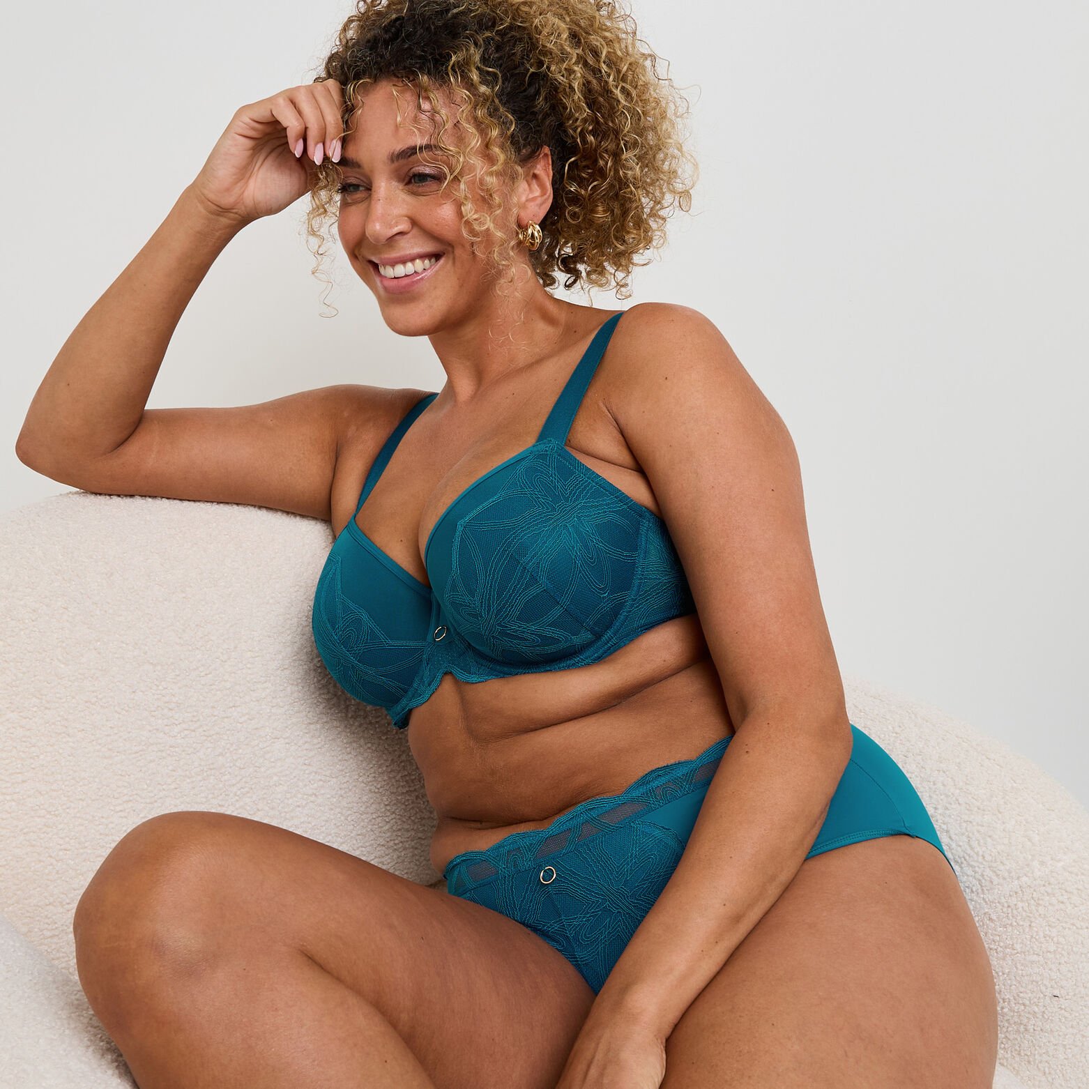 DEBORAH SOUTIEN-GORGE AMPLIFORME SPACER GRANDE TAI TURQUOISE