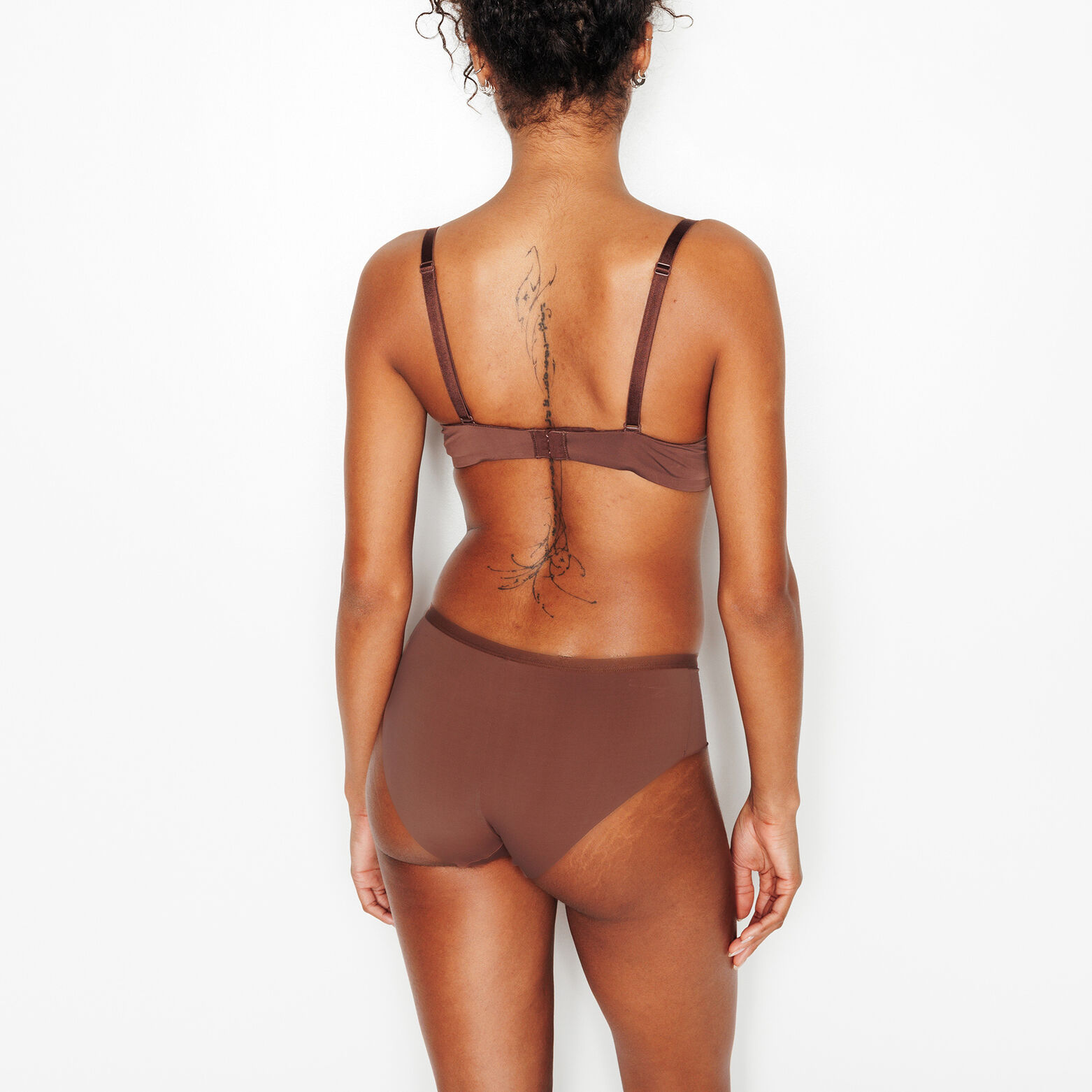 PERFECT SHORTY MICROFIBRE MARRON