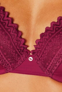 DOUCE SOUTIEN-GORGE AMPLIFORME BORDEAUX
