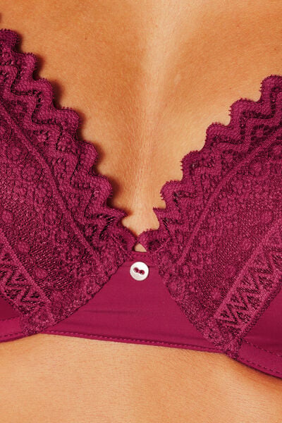 DOUCE SOUTIEN-GORGE AMPLIFORME BORDEAUX