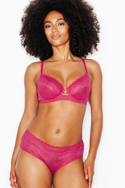 SOUTIEN-GORGE EMBOITANT DENTELLE ROSE