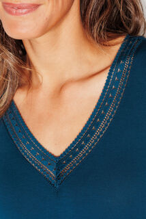 CAMILLE Tee-shirt manches courtes MARINE