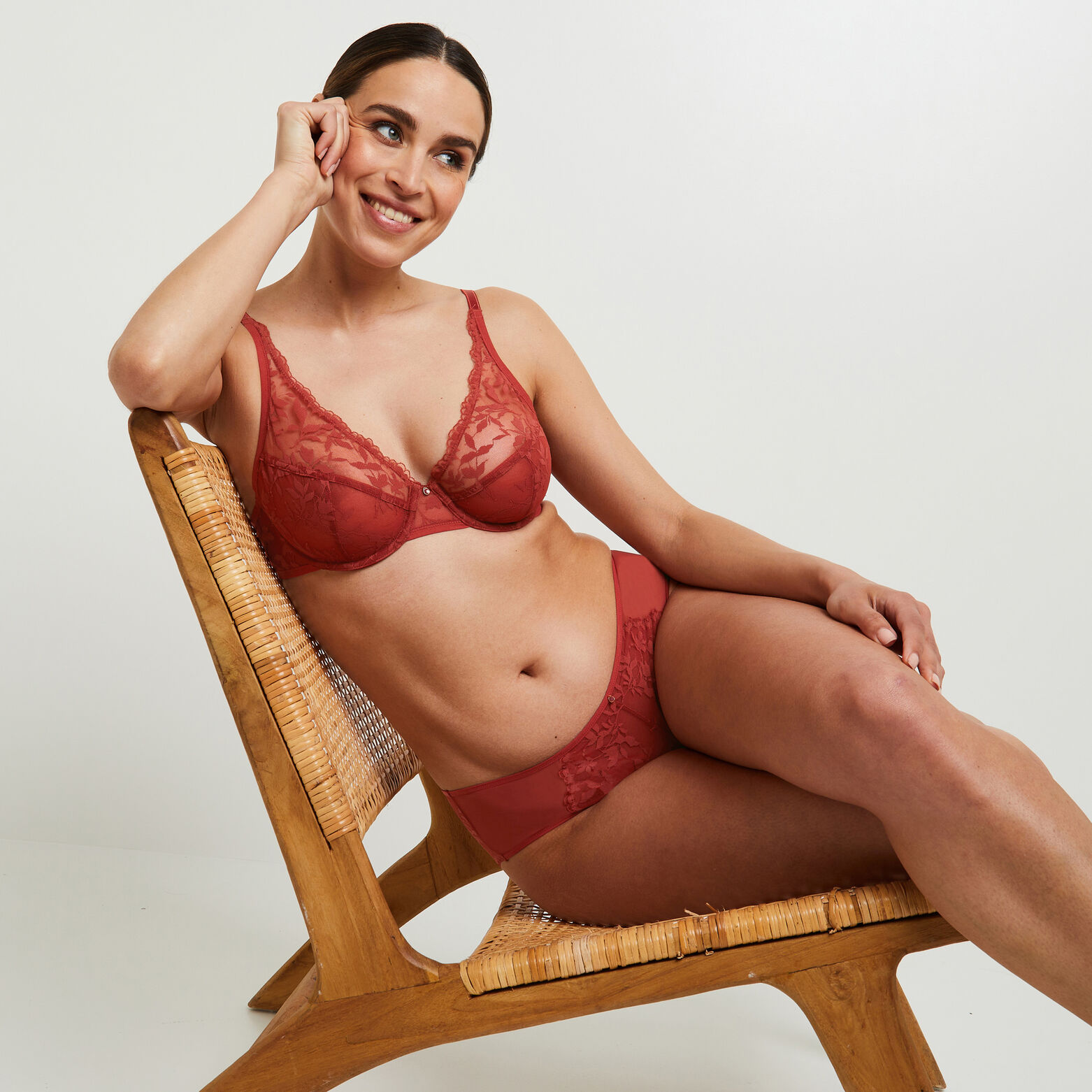 FLORENCE SOUTIEN-GORGE FOULARD BORDEAUX