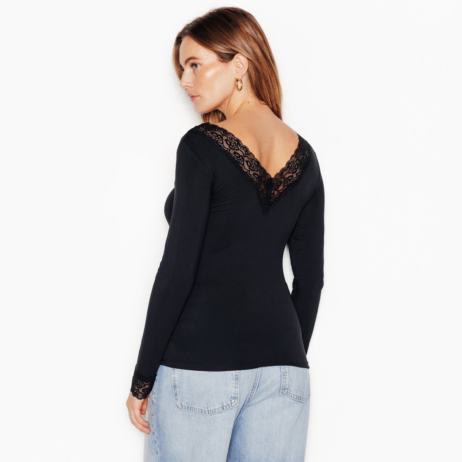 ITOO TEE-SHIRT MANCHES LONGUES NOIR