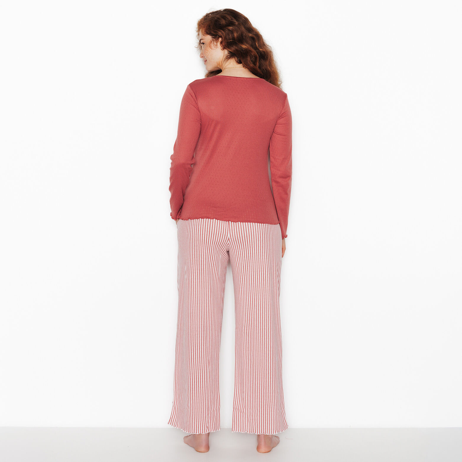 INSOMNIA PYJAMA 2 PIECES GROSSESSE MULTICO ROSE
