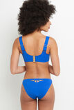 LISA MAILLOT DE BAIN SLIP MIDI BLEU ROI