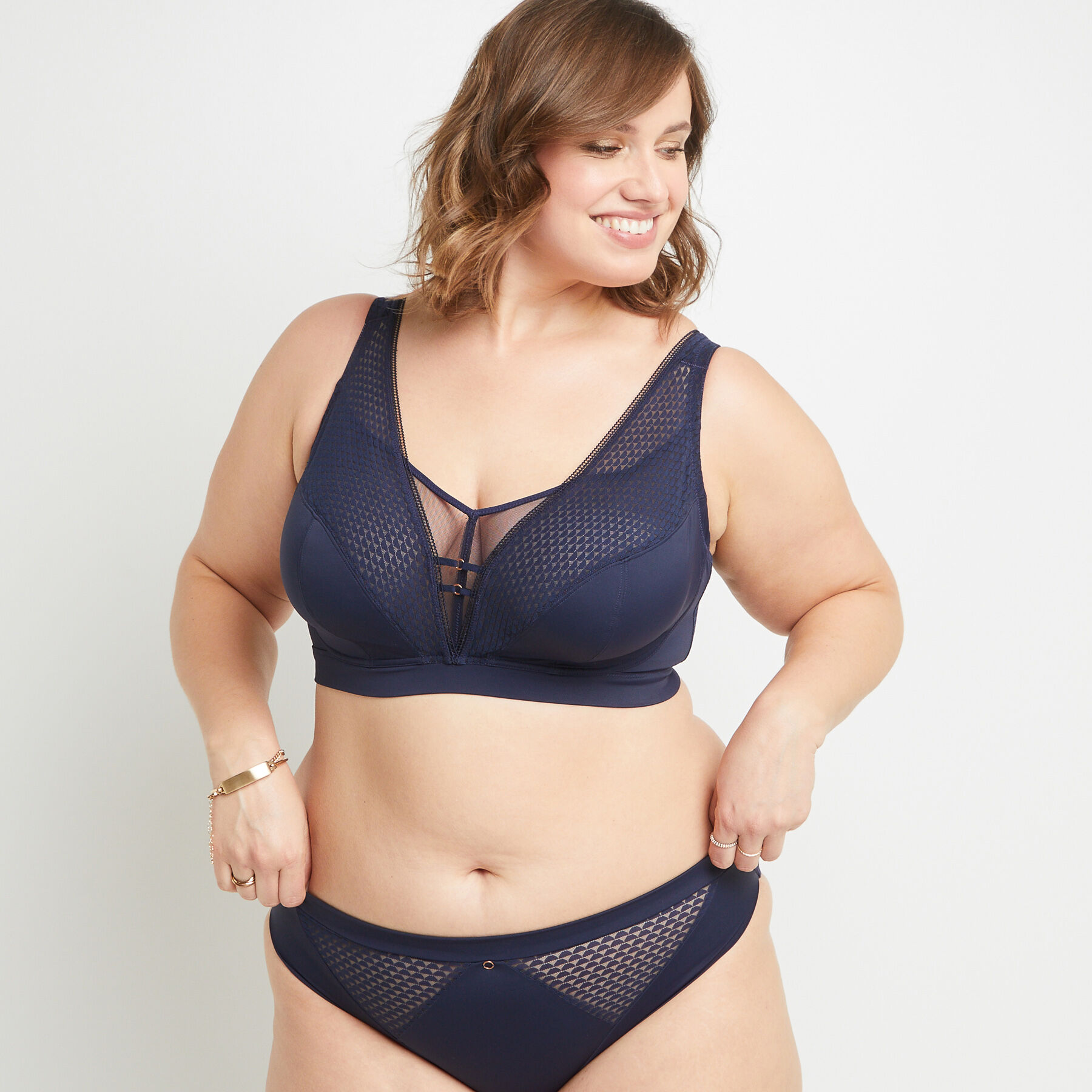 SOUTIEN GORGE GRANDS BONNETS MARINE