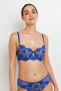 FIFI SOUTIEN-GORGE CORBEILLE MULTICO BLEU