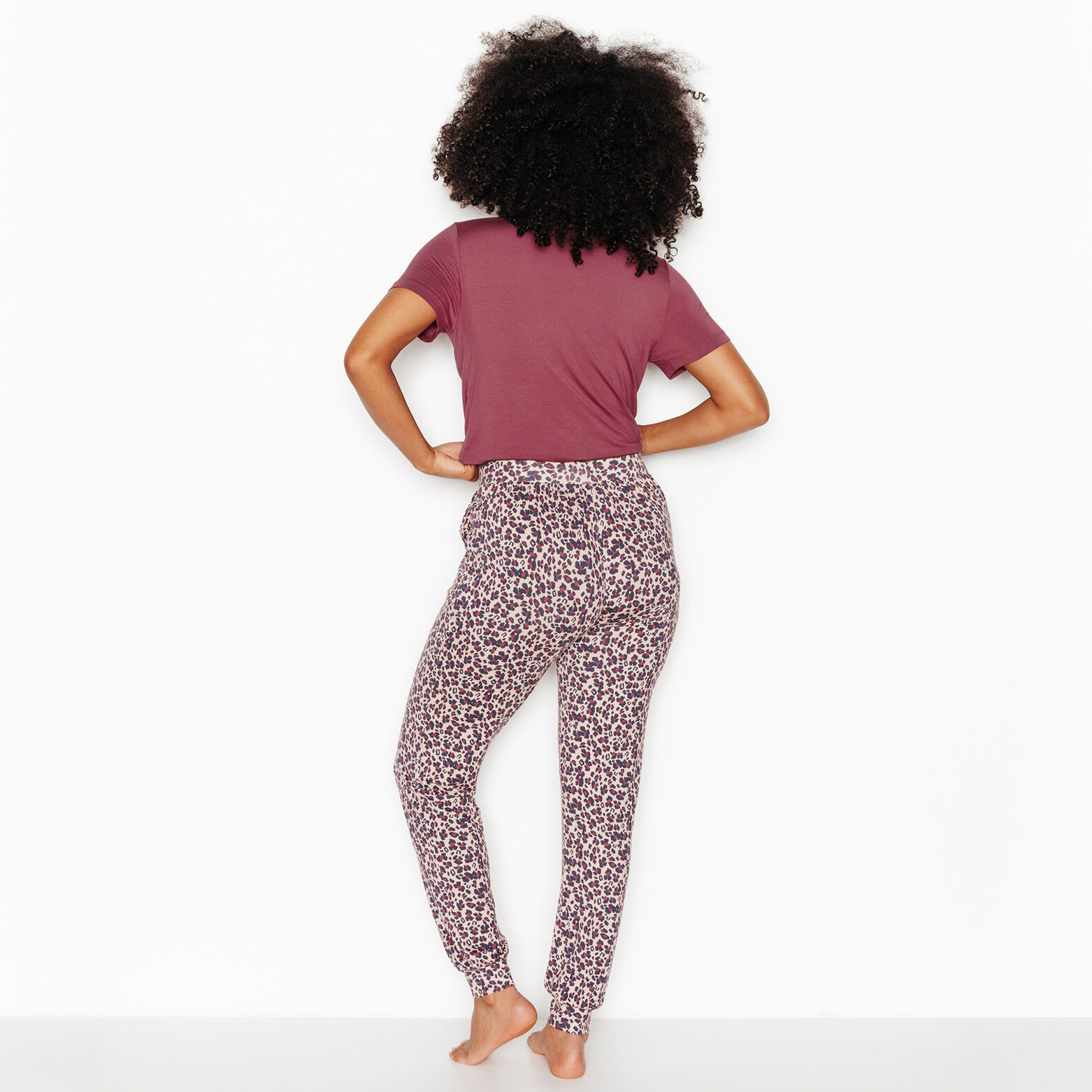 CAMILLE Pantalon de pyjama MULTICO ROSE