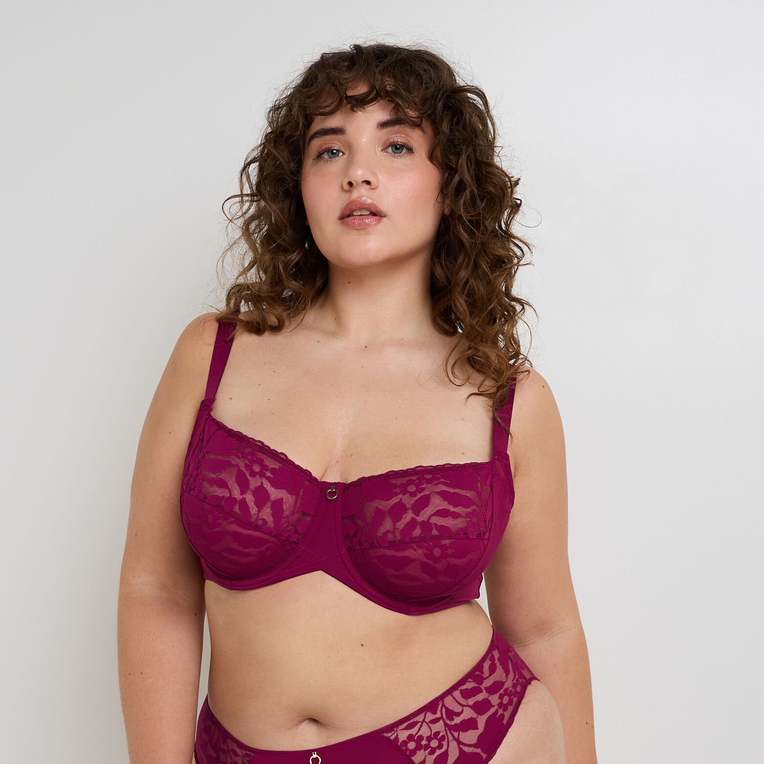FRAN SOUTIEN-GORGE EMBOITANT PRUNE