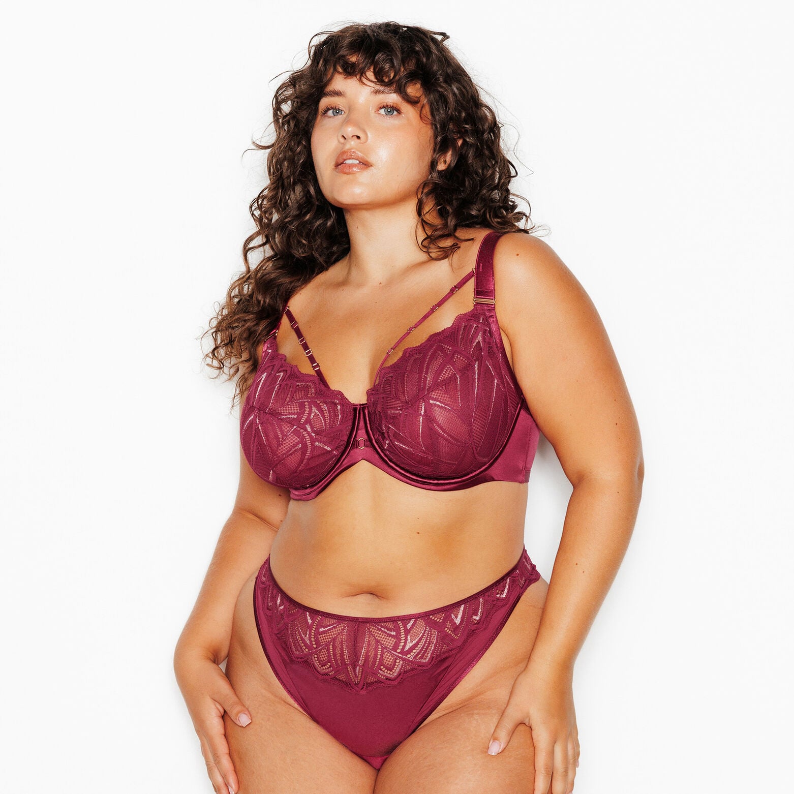 JAINA SOUTIEN-GORGE EMBOITANT BORDEAUX