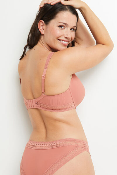 BEN SOUTIEN-GORGE AMPLIFORME FOULARD ROSE