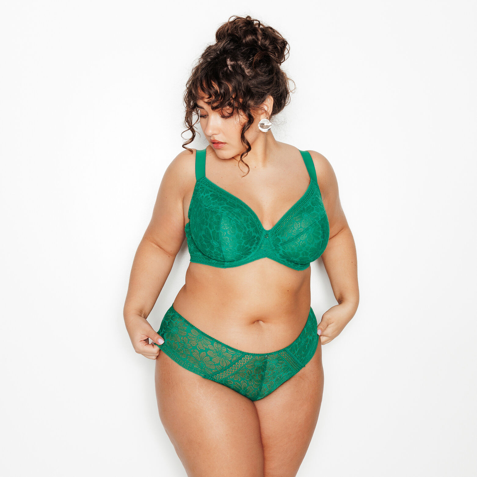 GABI+ SHORTY DENTELLE VERT