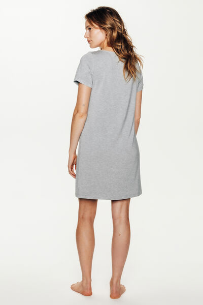 CAMILLE Chemise de nuit GRIS