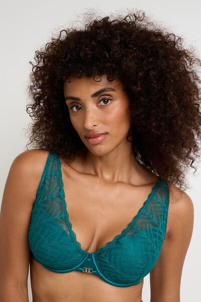 FEMME SOUTIEN-GORGE  AMPLIFORME DENTELLE CANARD