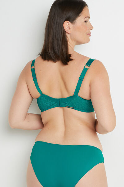 DENTELLE SOUTIEN-GORGE GRANDS BONNETS VERT