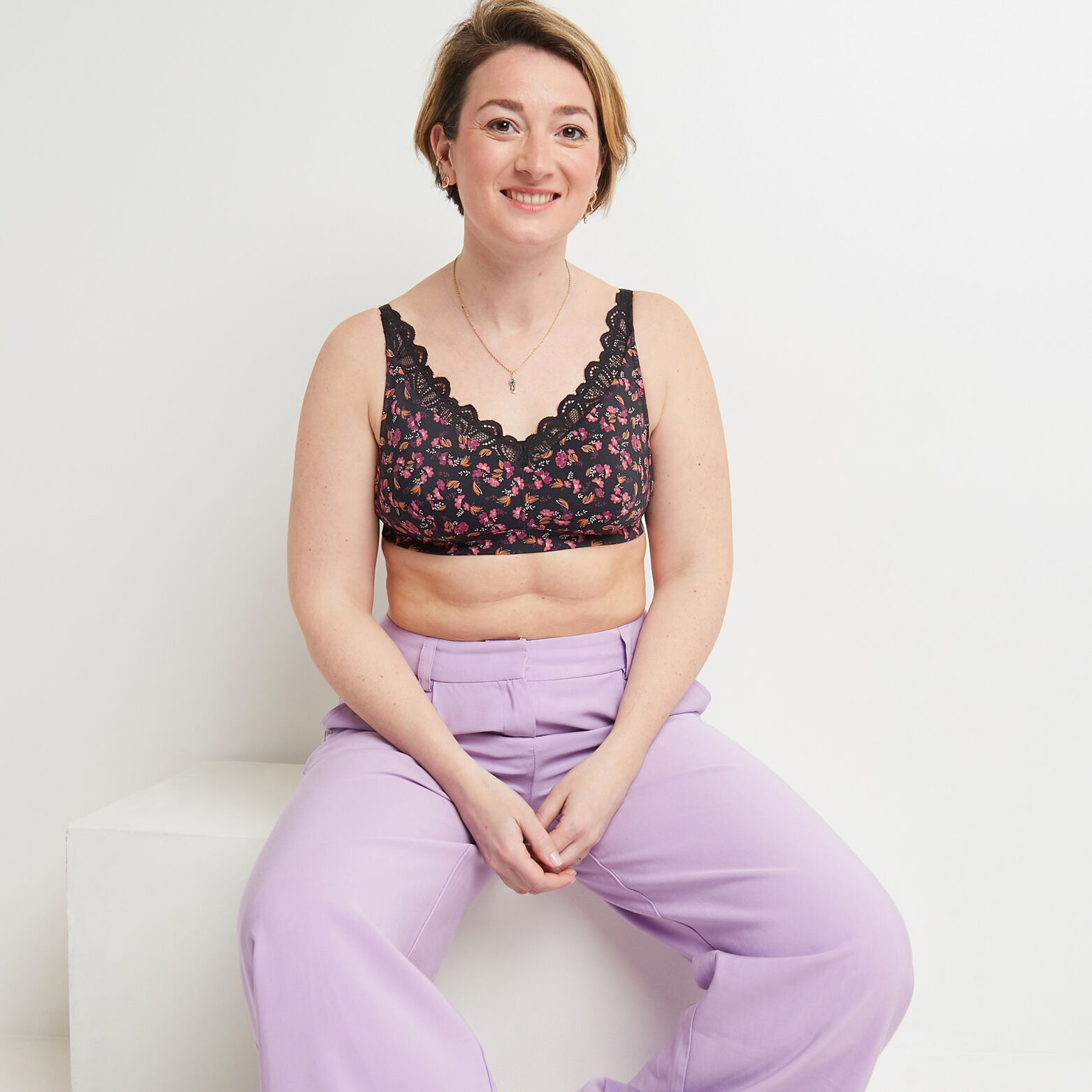 SYARA Soutien-gorge Post opératoire Triangle NOIR