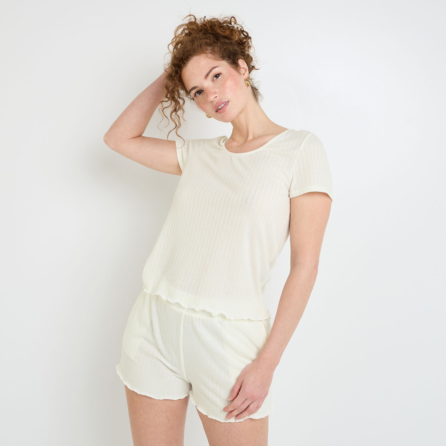 HABY Tee-shirt manches courtes BEIGE