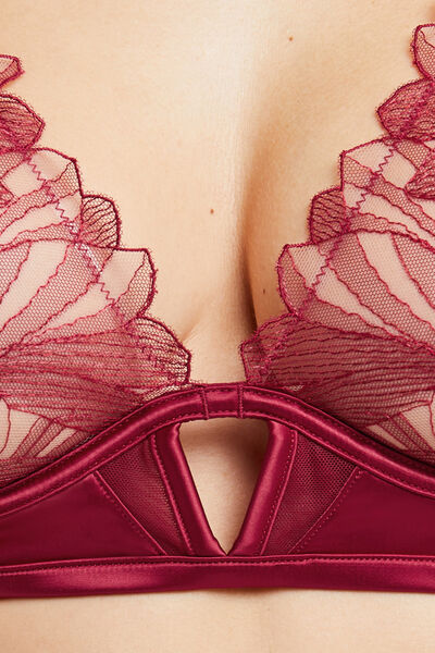 SOUTIEN-GORGE FOULARD PLONGEANT ROUGE