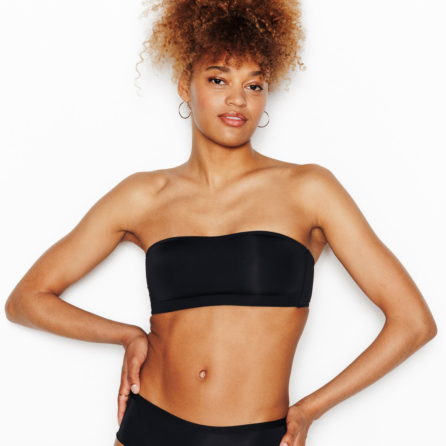 PERFECT SOUTIEN-GORGE BANDEAU MICROFIBRE NOIR