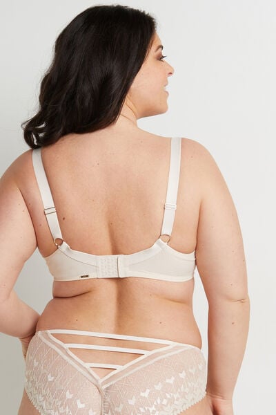 DESIREE SOUTIEN-GORGE GRANDS BONNETS MULTICO BLANC