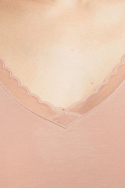 Tee-shirt manches longues BEIGE