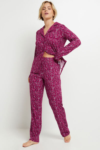 PANTALON PYJAMA MULTICO ROSE