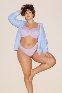 DOUCE SOUTIEN-GORGE GRANDE TAILLE LILAS