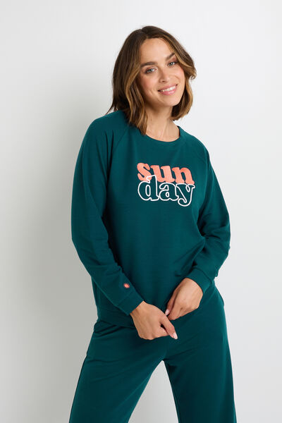 GREEN SWEAT VERT FONCE