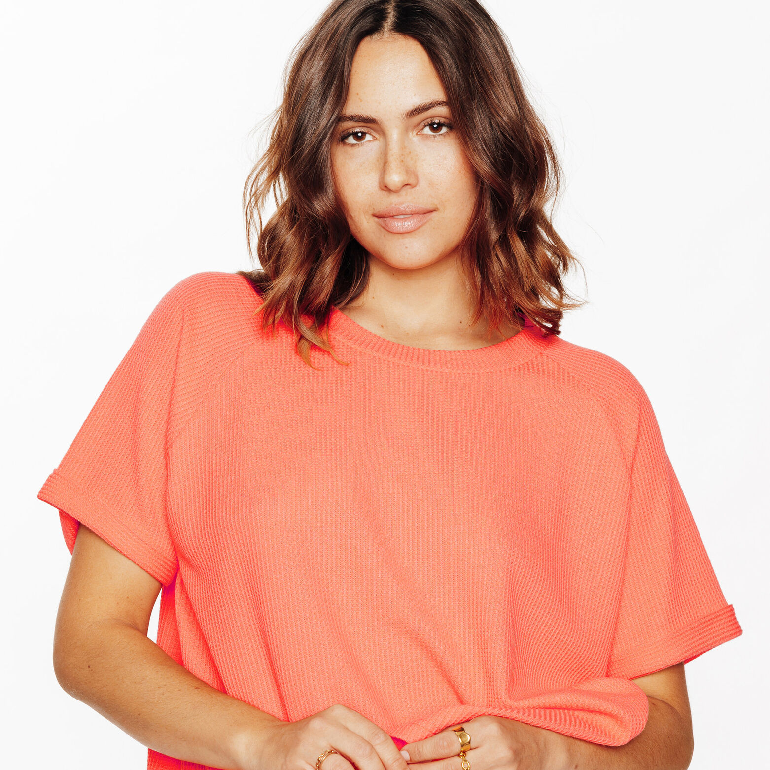 IGLOO Tee-shirt manches courtes ORANGE
