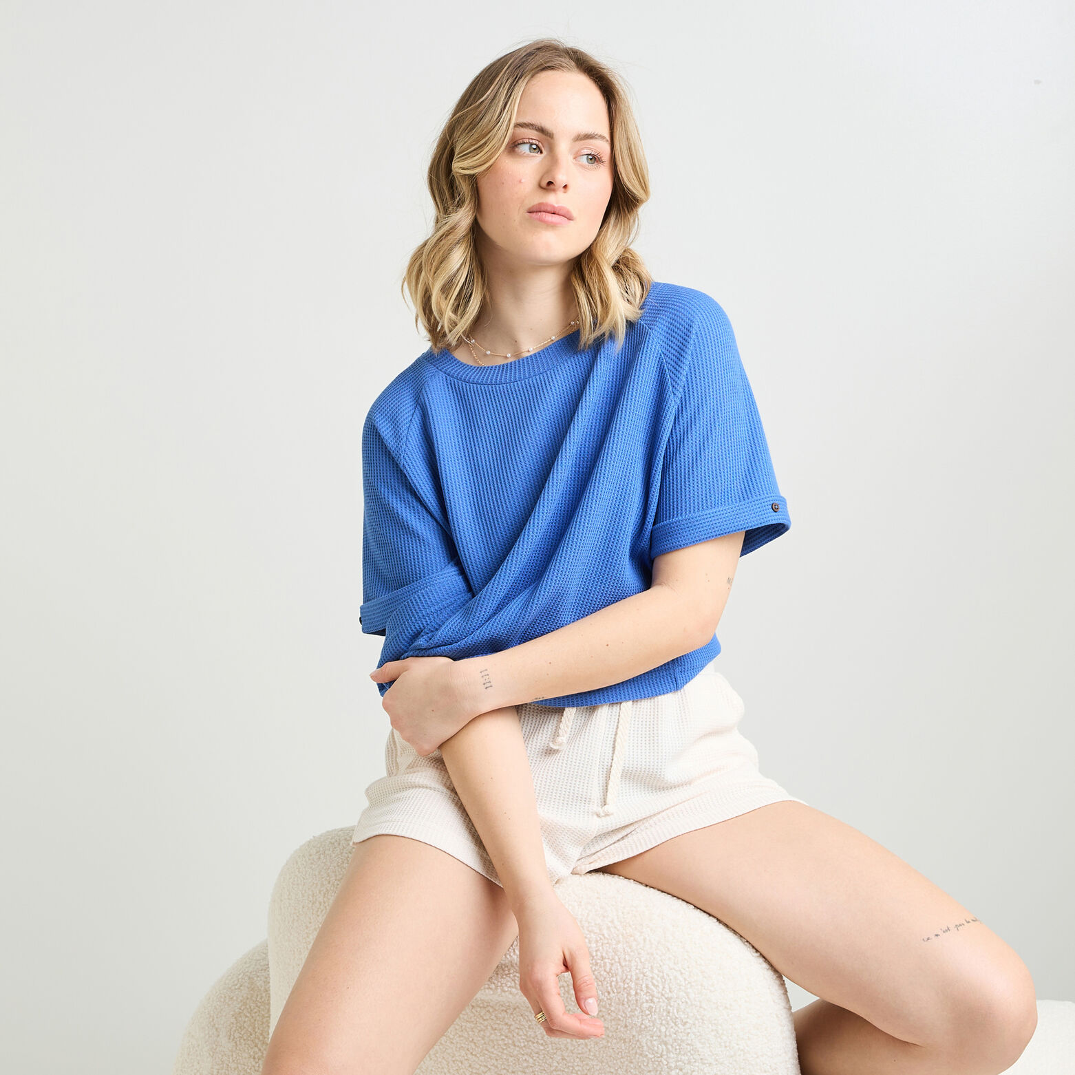 DOUDOU Tee-shirt manches courtes BLEU