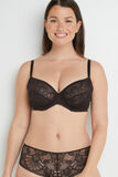 BISOU SOUTIEN-GORGE EMBOITANT DENTELLE MARRON