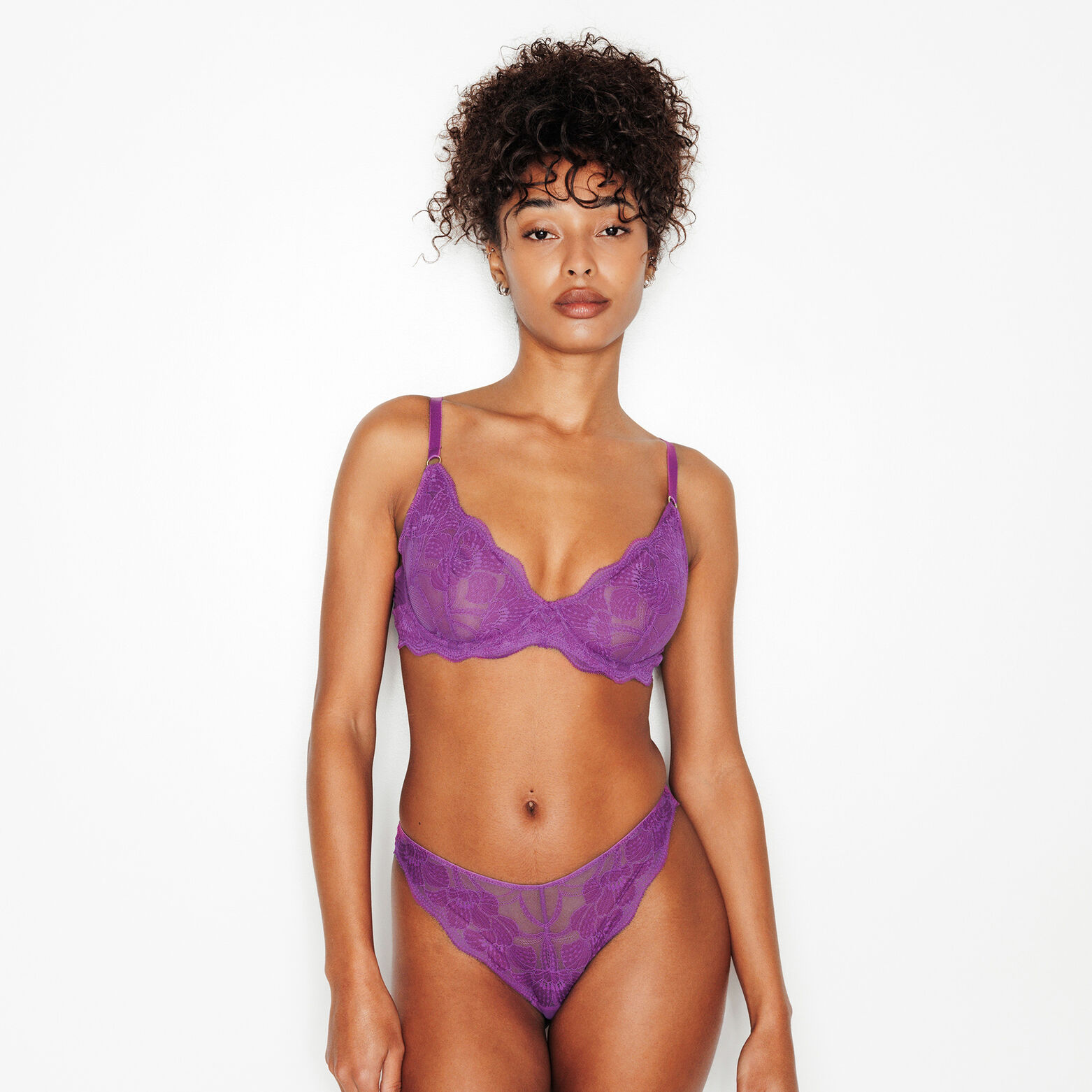 IBERIS SOUTIEN-GORGE TRIANGLE EMBOITANT VIOLET