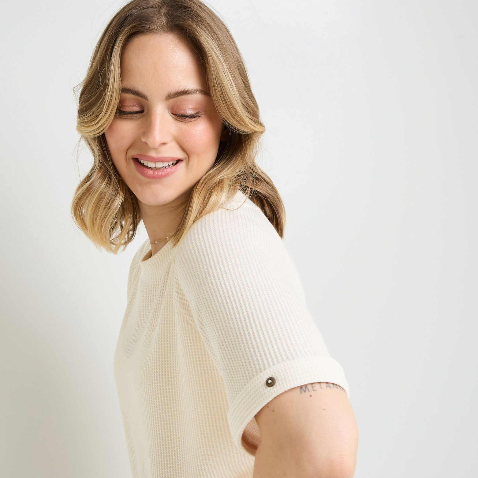 DOUDOU Tee-shirt manches courtes BEIGE