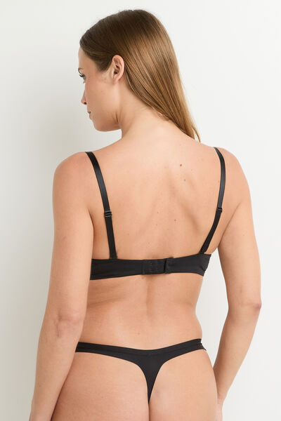 SOUTIEN-GORGE AMPLIFORME MICROFIBRE NOIR