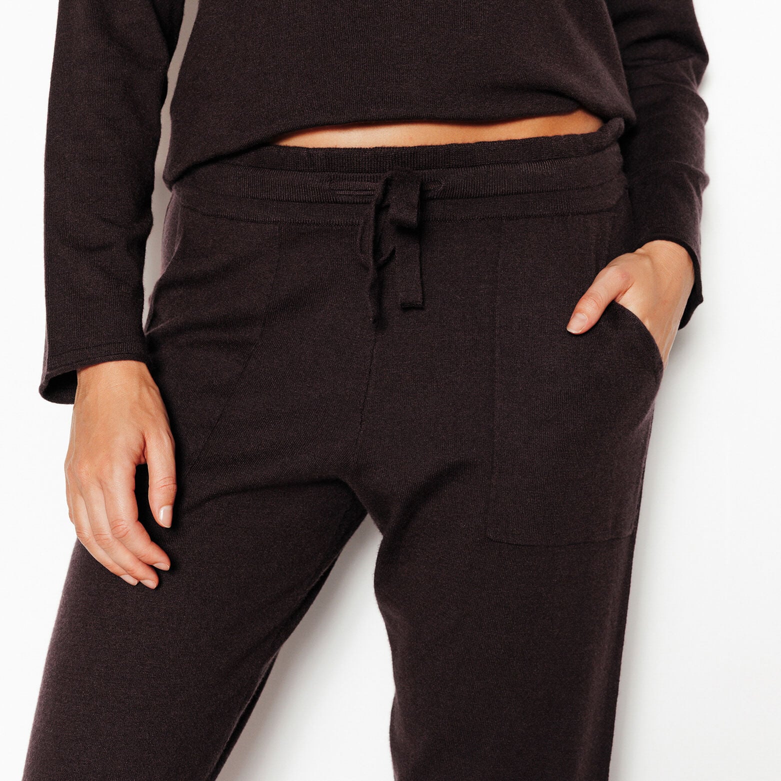 JOLIANE PANTALON CAROTTE MARRON