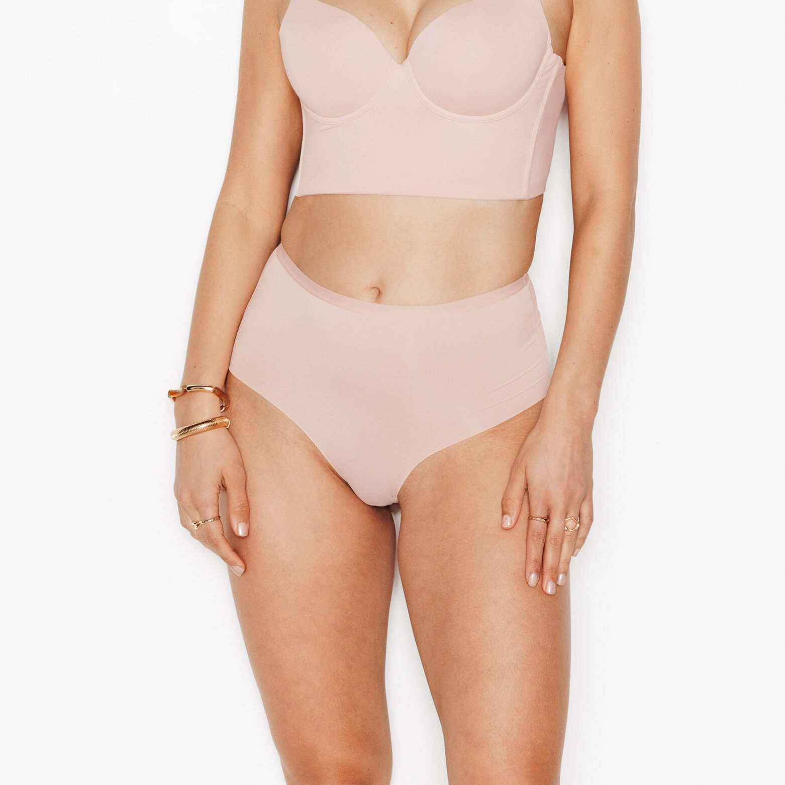 PERFECT CULOTTE TAILLE HAUTE MICROFIBRE NATUREL