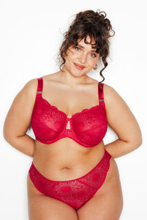 ISMA SOUTIEN-GORGE EMBOITANT DENTELLE ROSE