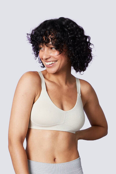 GLOW BRASSIERE PAILLETEE SABLE