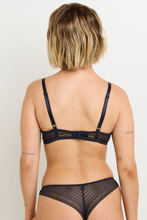 FLO SOUTIEN-GORGE SANS ARMATURES DENTELLE ANTHRACITE